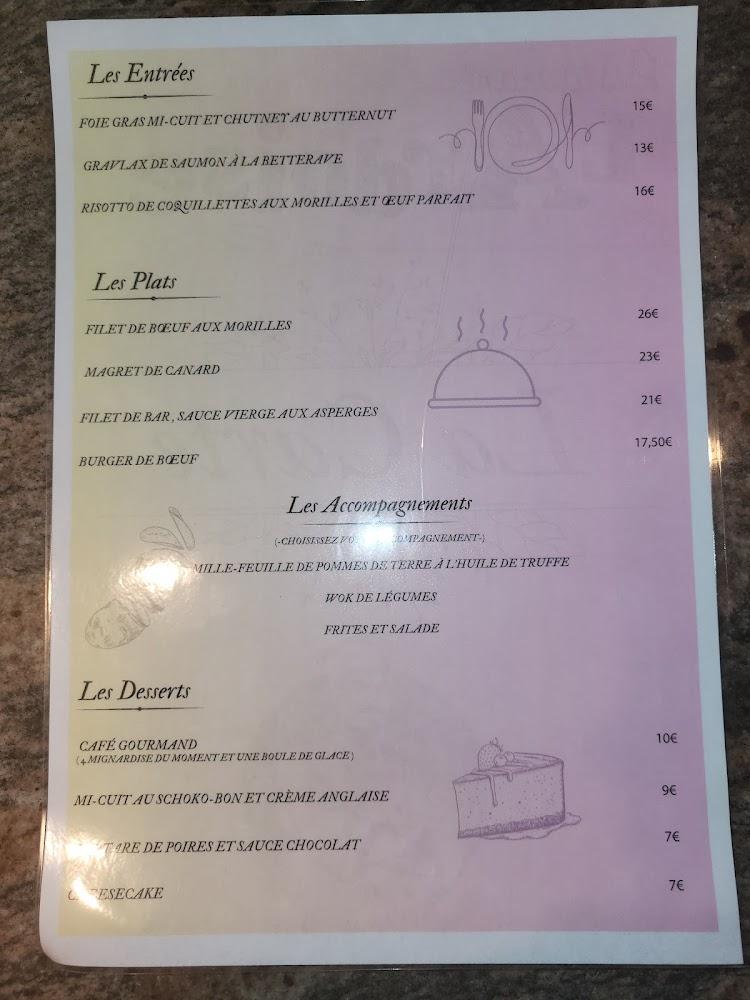 Restaurant L'Ardoise - Menu Image 2