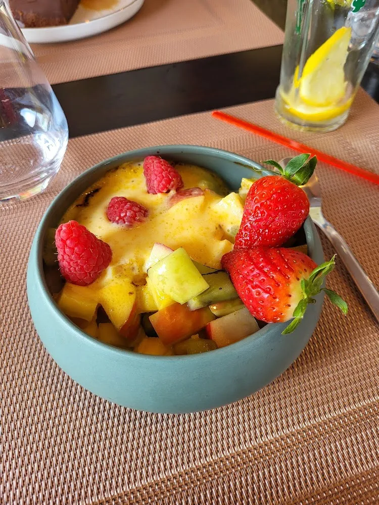 Salade de Fruit Et Sabayon